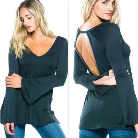 LONG SLEEVED CASUAL TOP - Picture 2 of 3